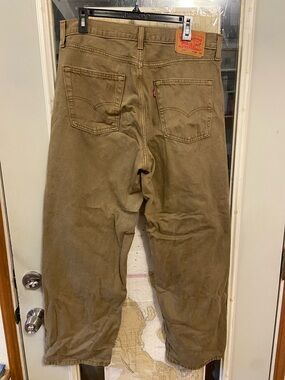 Levi's Tan Corduroy Pants with Red Tab